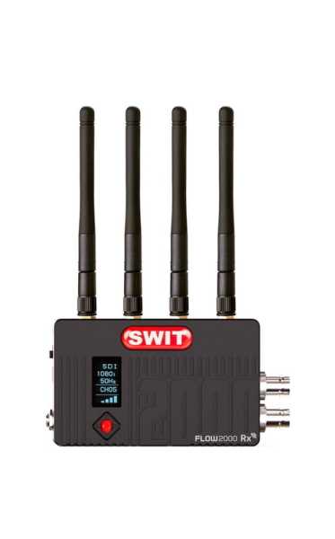 Swit FLOW2000 Rx, 3G HD-SDI / HDMI mit NP-F Akku Mount